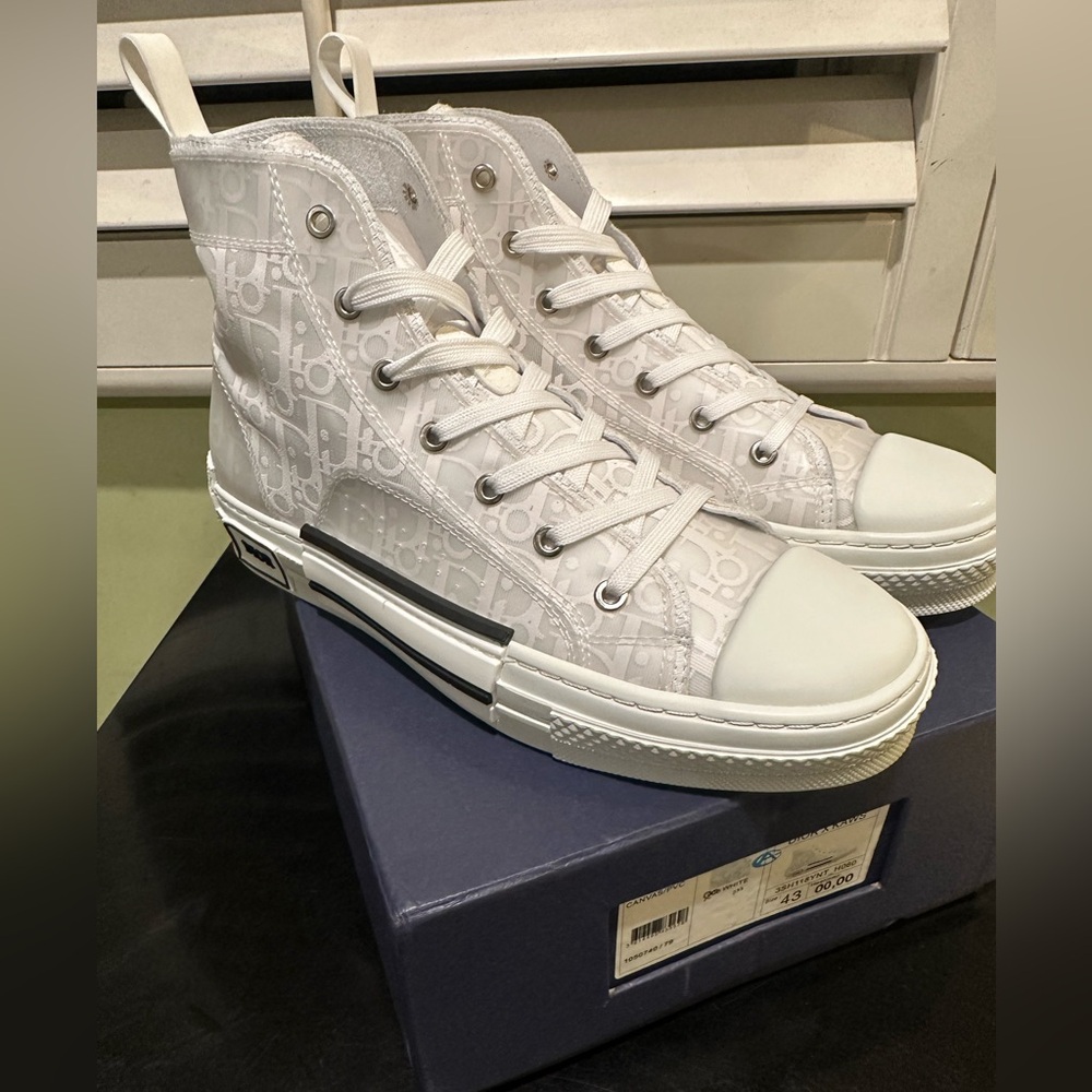 Dior B23 High Top Sneakers White